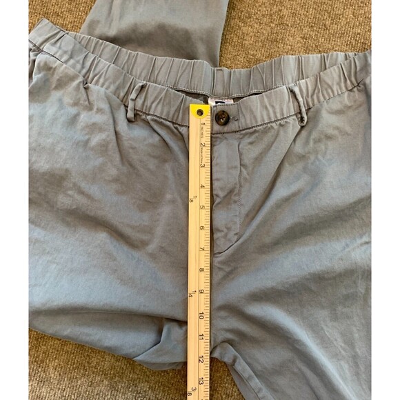 Bearbottom Stretch Chino Pants Mens 3XL Slim Fit Elastic Waistband Comfort Gray - Picture 5 of 7